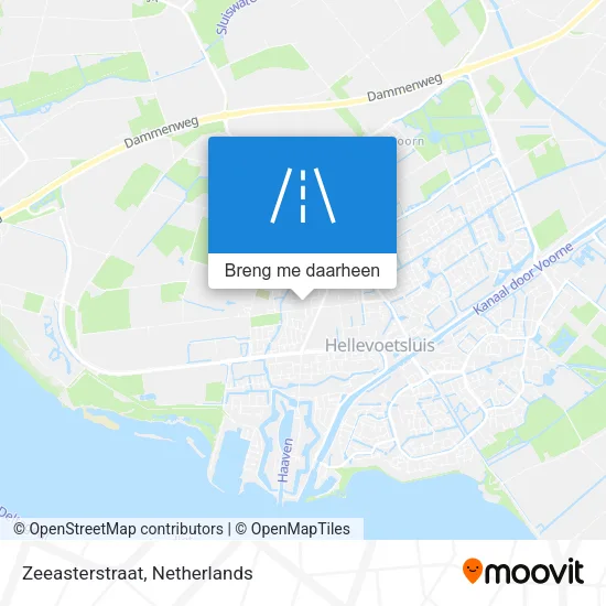 Zeeasterstraat kaart