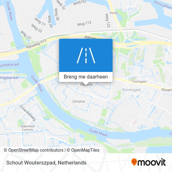 Schout Wouterszpad kaart
