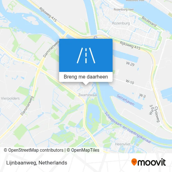 Lijnbaanweg kaart