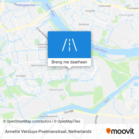 Annette Versluys-Poelmanstraat kaart
