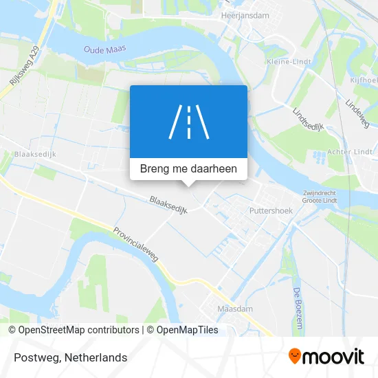 Postweg kaart