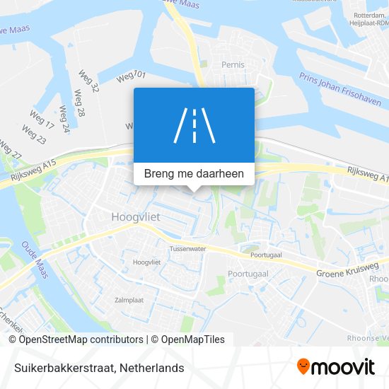 Suikerbakkerstraat kaart