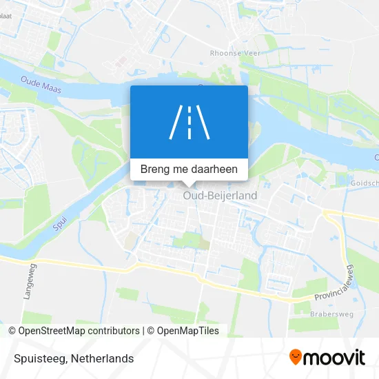 Spuisteeg kaart