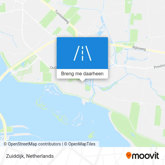 Zuiddijk kaart