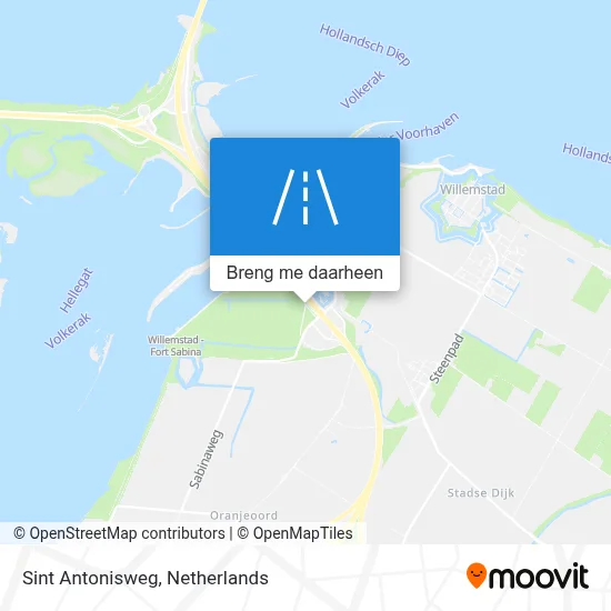 Sint Antonisweg kaart