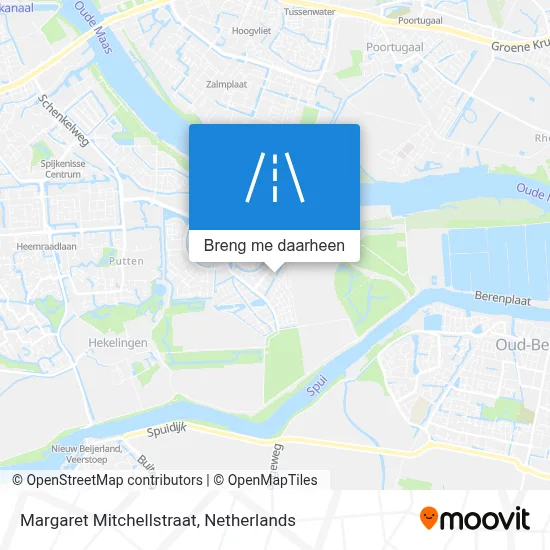 Margaret Mitchellstraat kaart