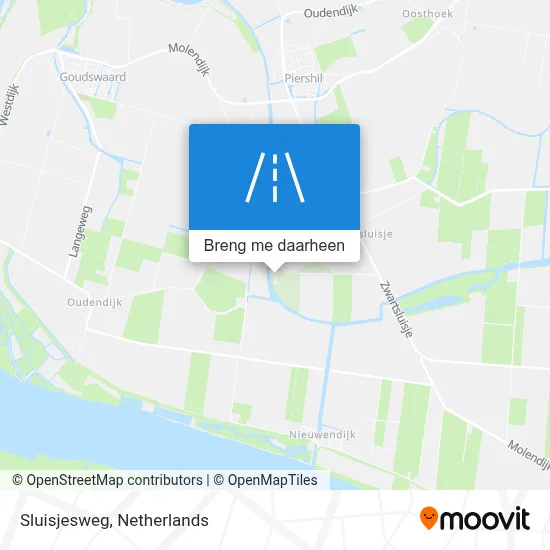 Sluisjesweg kaart