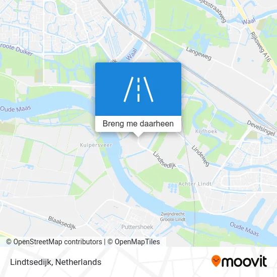 Lindtsedijk kaart