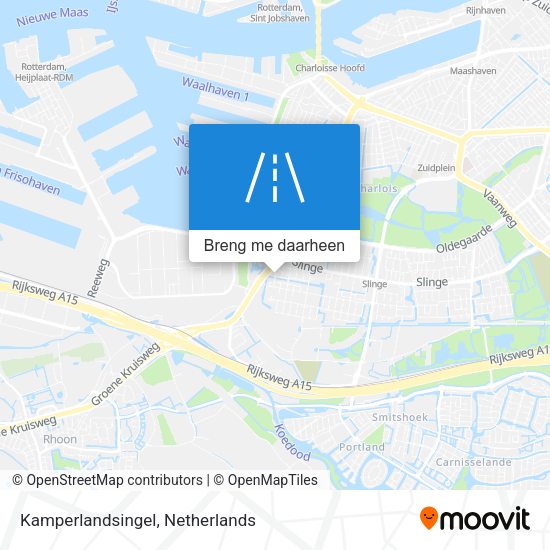 Kamperlandsingel kaart