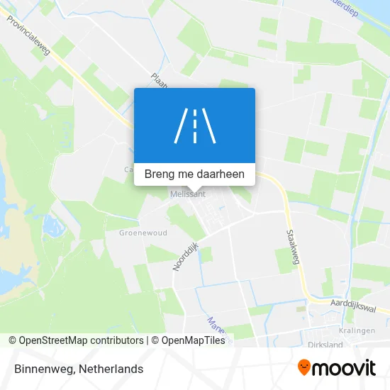 Binnenweg kaart