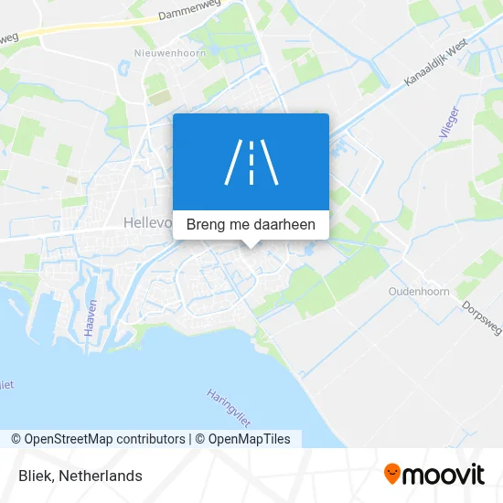 Bliek kaart