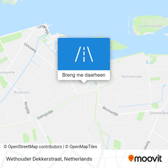 Wethouder Dekkerstraat kaart