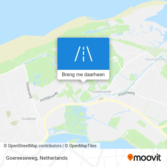 Goereeseweg kaart