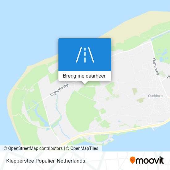 Klepperstee-Populier kaart