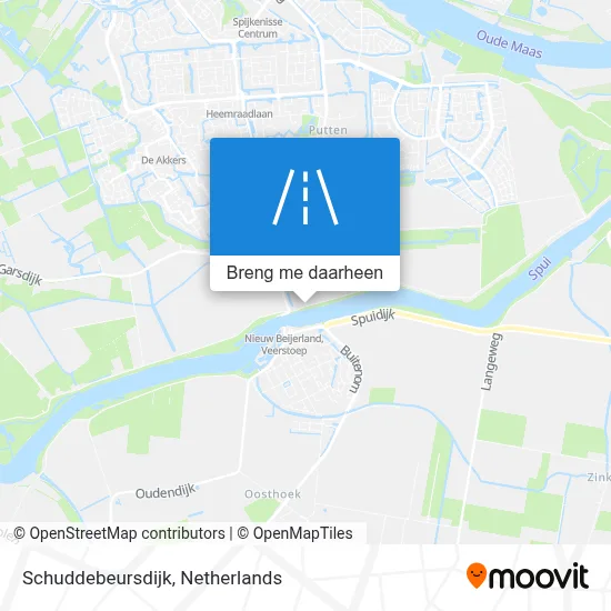 Schuddebeursdijk kaart