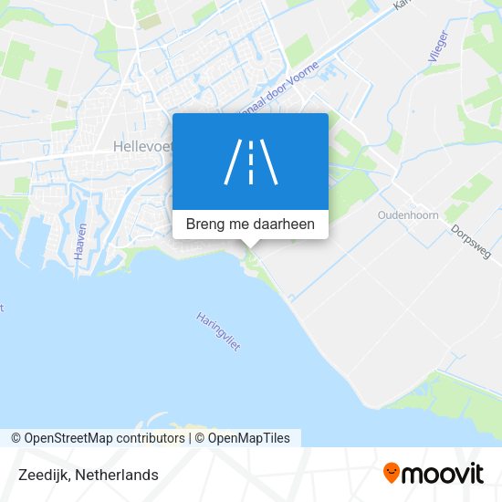 Zeedijk kaart