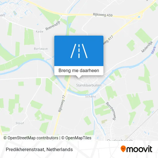 Predikherenstraat kaart