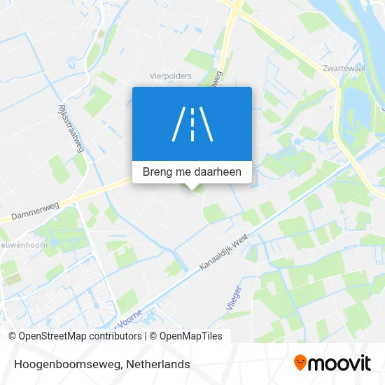 Hoogenboomseweg kaart