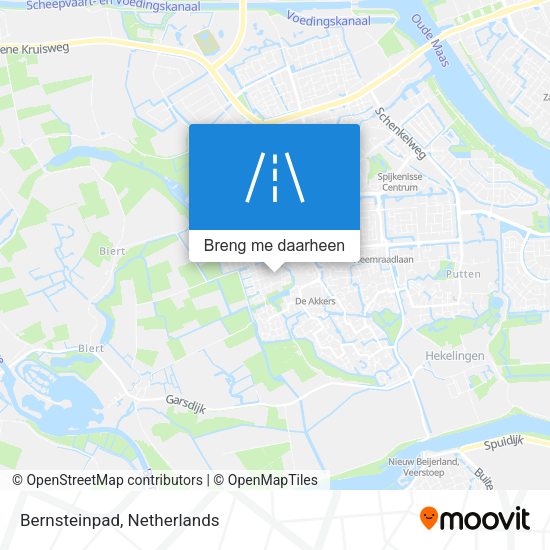 Bernsteinpad kaart