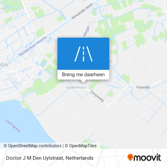 Doctor J M Den Uylstraat kaart