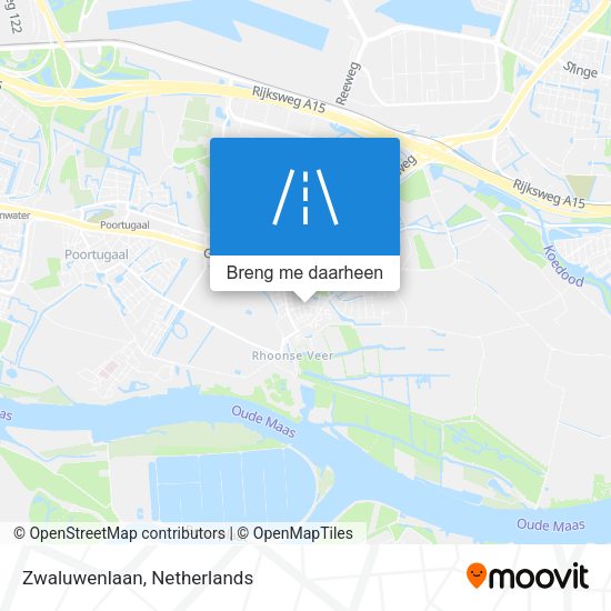 Zwaluwenlaan kaart
