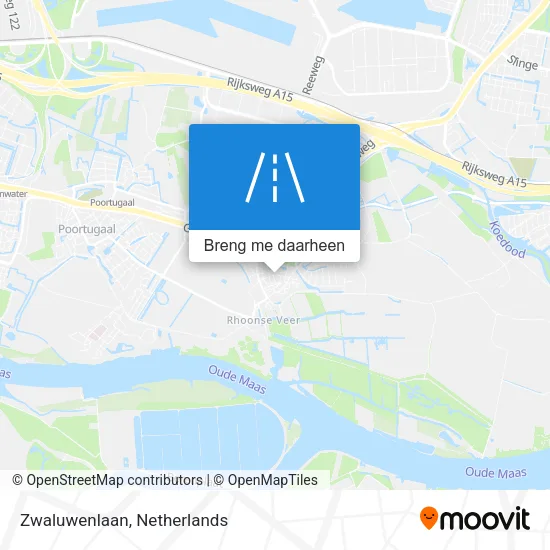 Zwaluwenlaan kaart