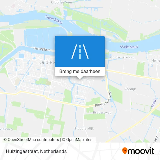 Huizingastraat kaart