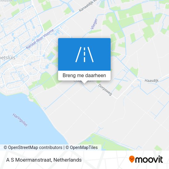 A S Moermanstraat kaart