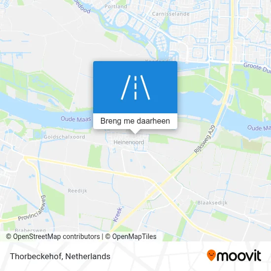Thorbeckehof kaart