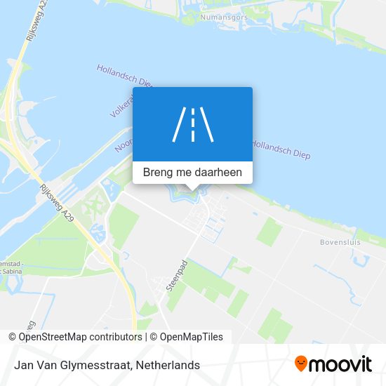 Jan Van Glymesstraat kaart
