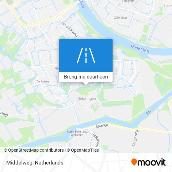 Middelweg kaart