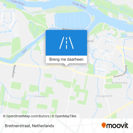 Breitnerstraat kaart