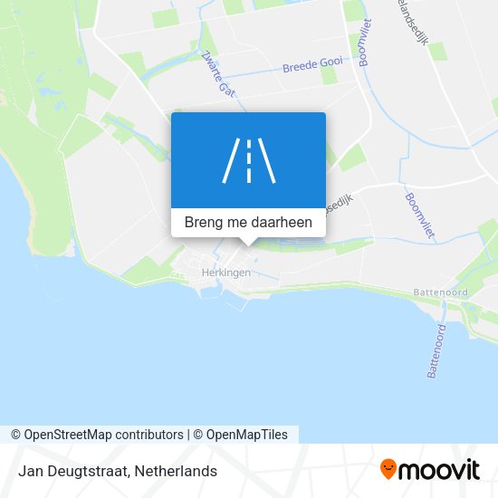 Jan Deugtstraat kaart