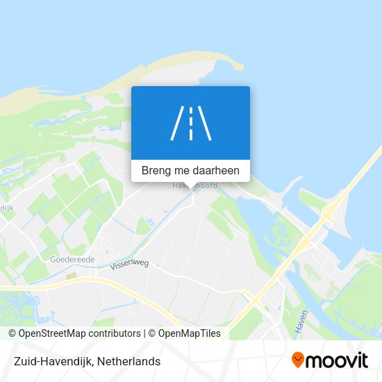 Zuid-Havendijk kaart