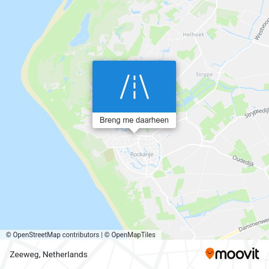 Zeeweg kaart