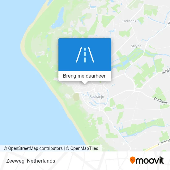 Zeeweg kaart