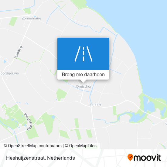 Heshuijzenstraat kaart