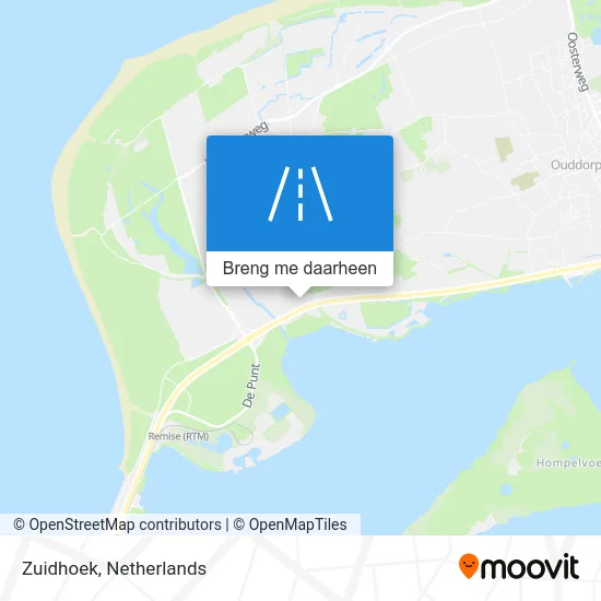 Zuidhoek kaart