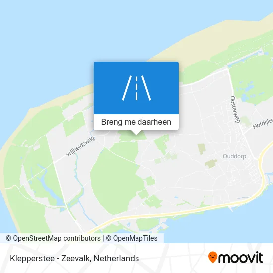 Klepperstee - Zeevalk kaart
