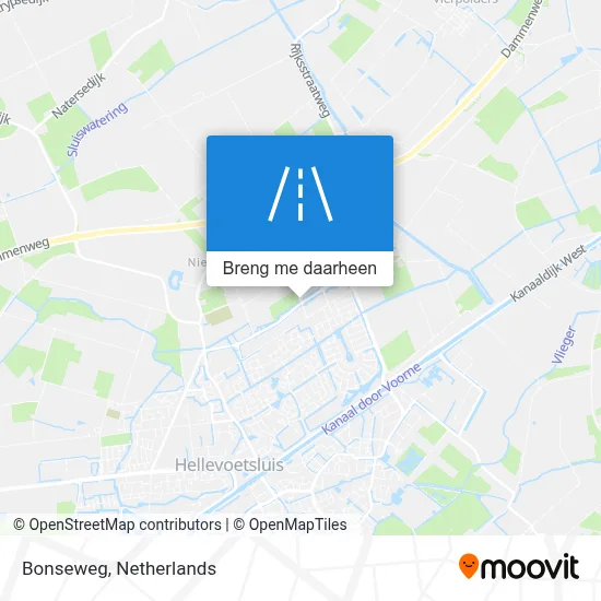 Bonseweg kaart