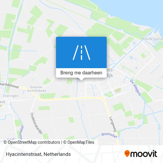 Hyacintenstraat kaart