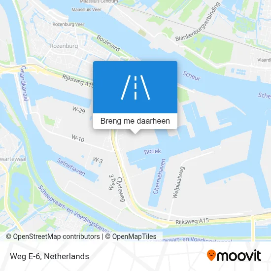 Weg E-6 kaart