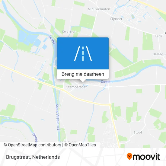 Brugstraat kaart