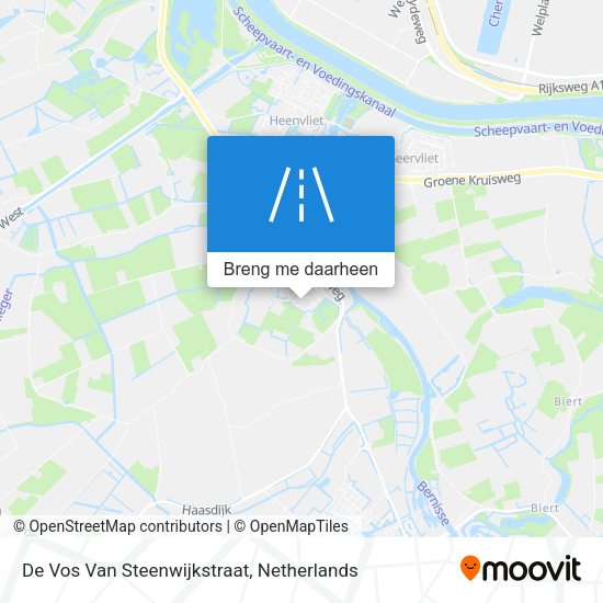 De Vos Van Steenwijkstraat kaart