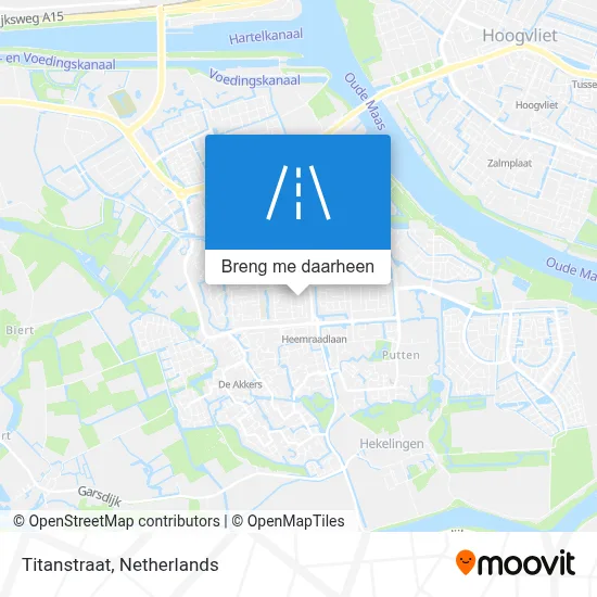 Titanstraat kaart