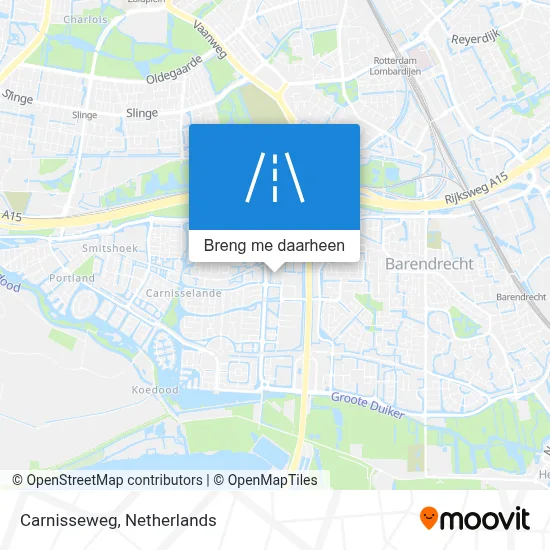 Carnisseweg kaart
