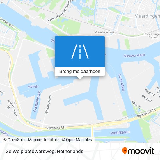 2e Welplaatdwarsweg kaart