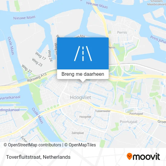 Toverfluitstraat kaart