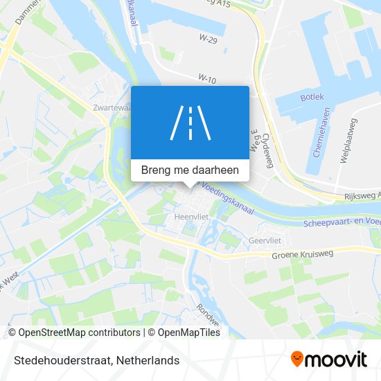 Stedehouderstraat kaart