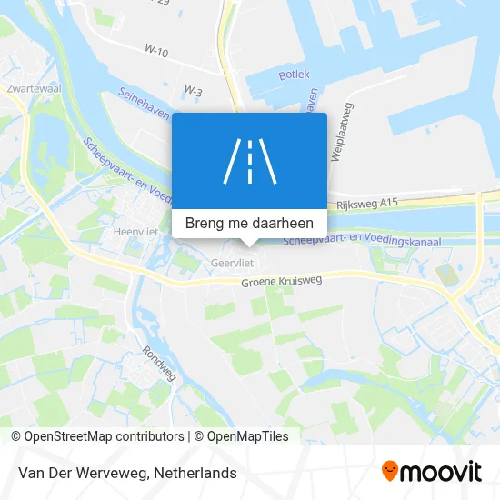 Van Der Werveweg kaart